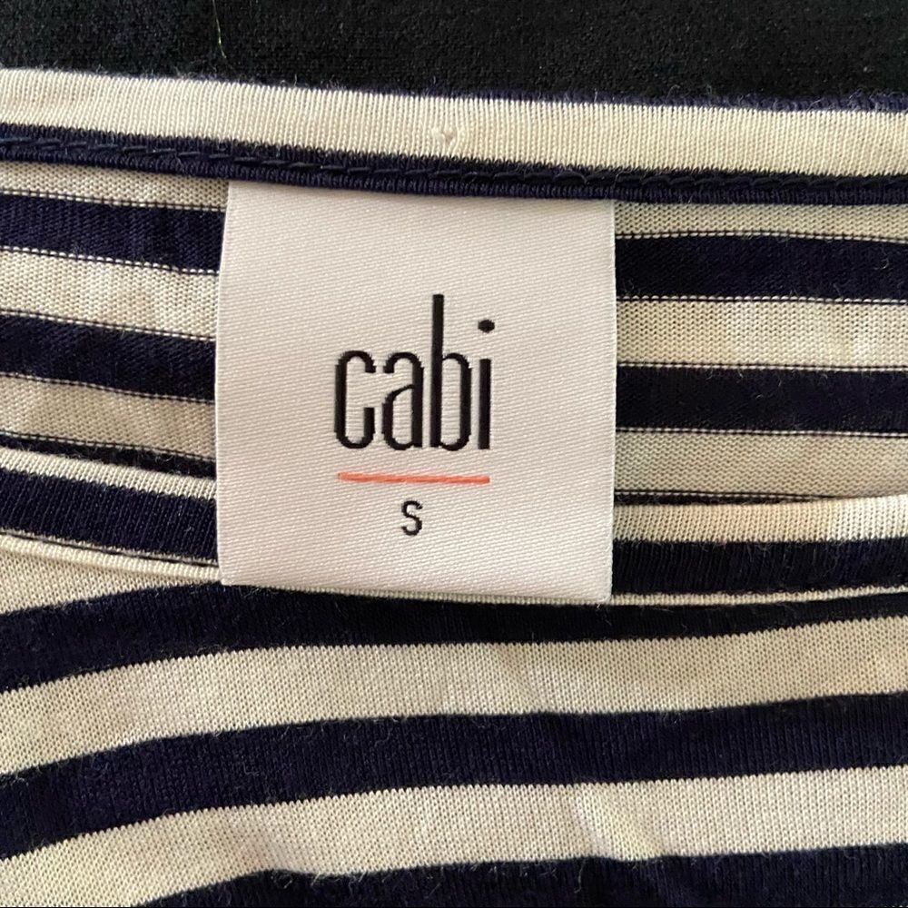 Cabi Womens Asymmetric Hem Blouse striped - Picture 4 of 5